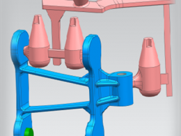 覆膜砂垂直分型工艺