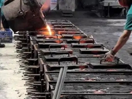 重力砂型铸造工艺