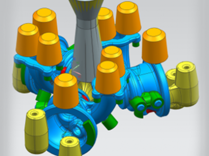 一型三件涡壳工艺