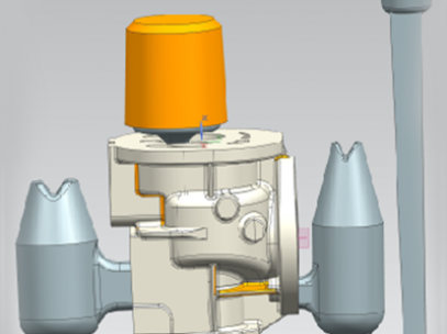 液压件覆膜砂工艺